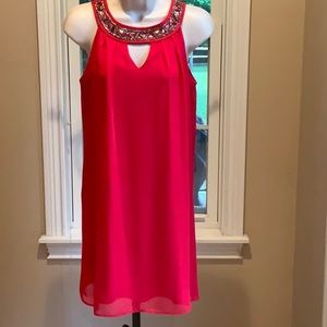 NEW Stunning Red Embellished Cocktail Dress